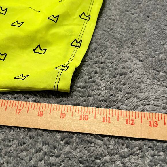 Podiumwear Cycling Shorts Mens XXL MTB Bike Riding Black Neon Yellow MN - Picture 5 of 9